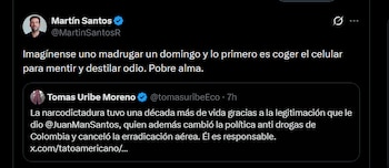 Enfrentamiento entre Martín Santos y