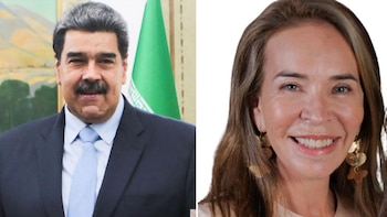Nicolás Maduro y Celsa Bautista