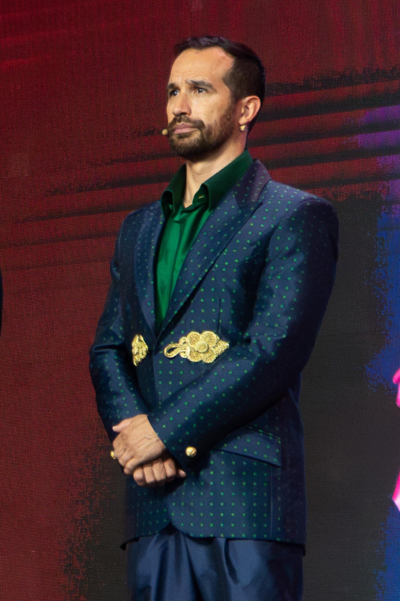 Luis Rodríguez (El Guana) en la rueda de prensa del Reality Show de La casa de los famosos. Créditos: Cross Flowers/ Infobae México