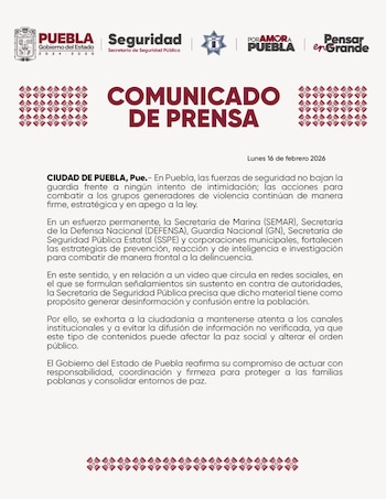 (Secretário de Defesa Puebla)