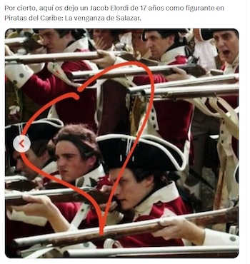 Jacob Elordi en 'Piratas del