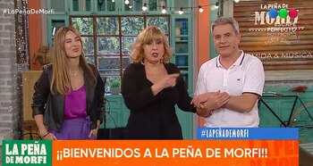 Georgina Barbarossa junto a Jesica