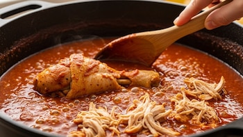 Receta de salsa de tuco con pollo, rápida y fácil