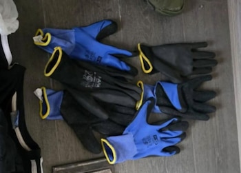 Los guantes utilizados por la