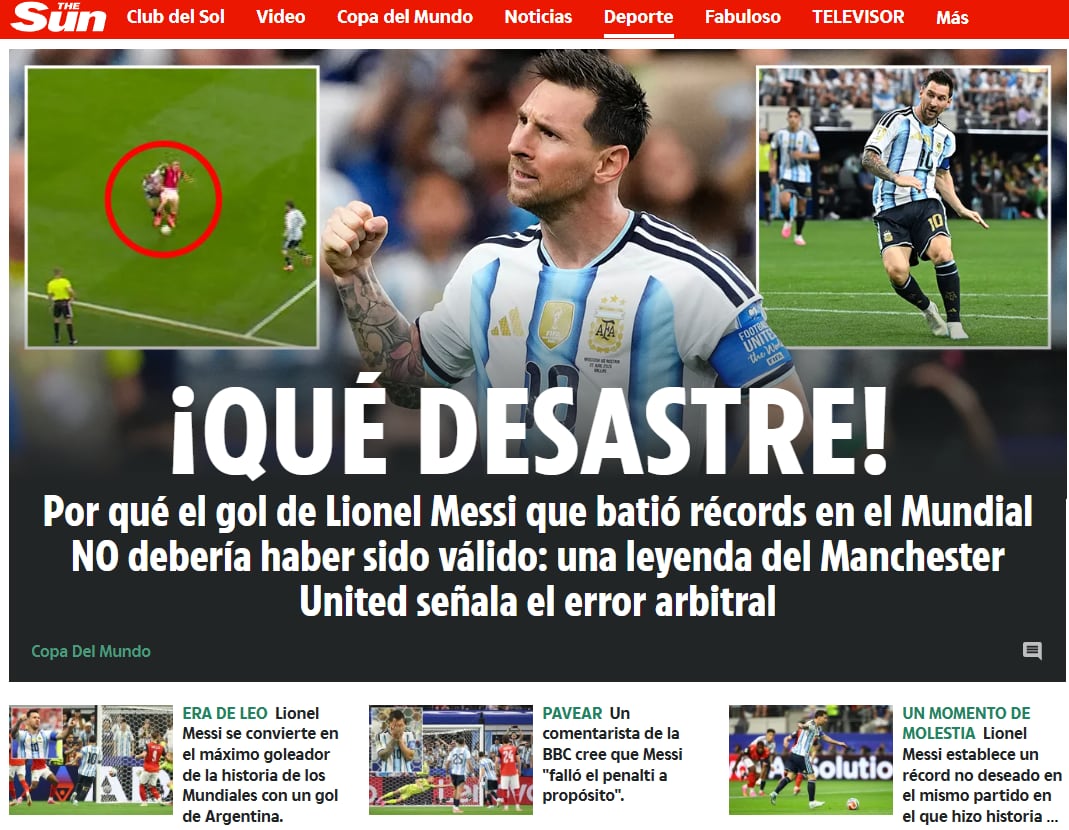 La mirada de The Sun, la más polémica de todas