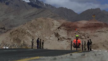 Jean participó de la maratón