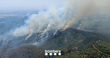 Incendio Sentmenat. (Bombers Generalitat de Catalunya)