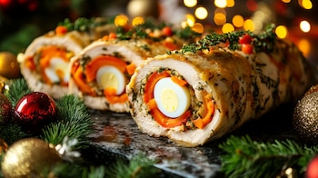 El arrollado de pollo es