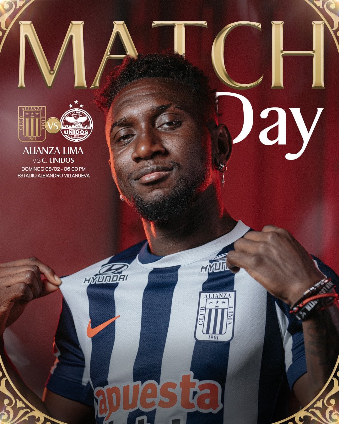 Alianza Lima enfrentará o Comerciantes Unidos na Liga 1 2026.