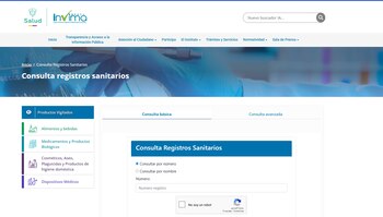 Antes de consumir cualquier producto de agua embotellada, es fundamental asegurarse de que cuente con registro sanitario vigente - crédito pantallazo Invima
