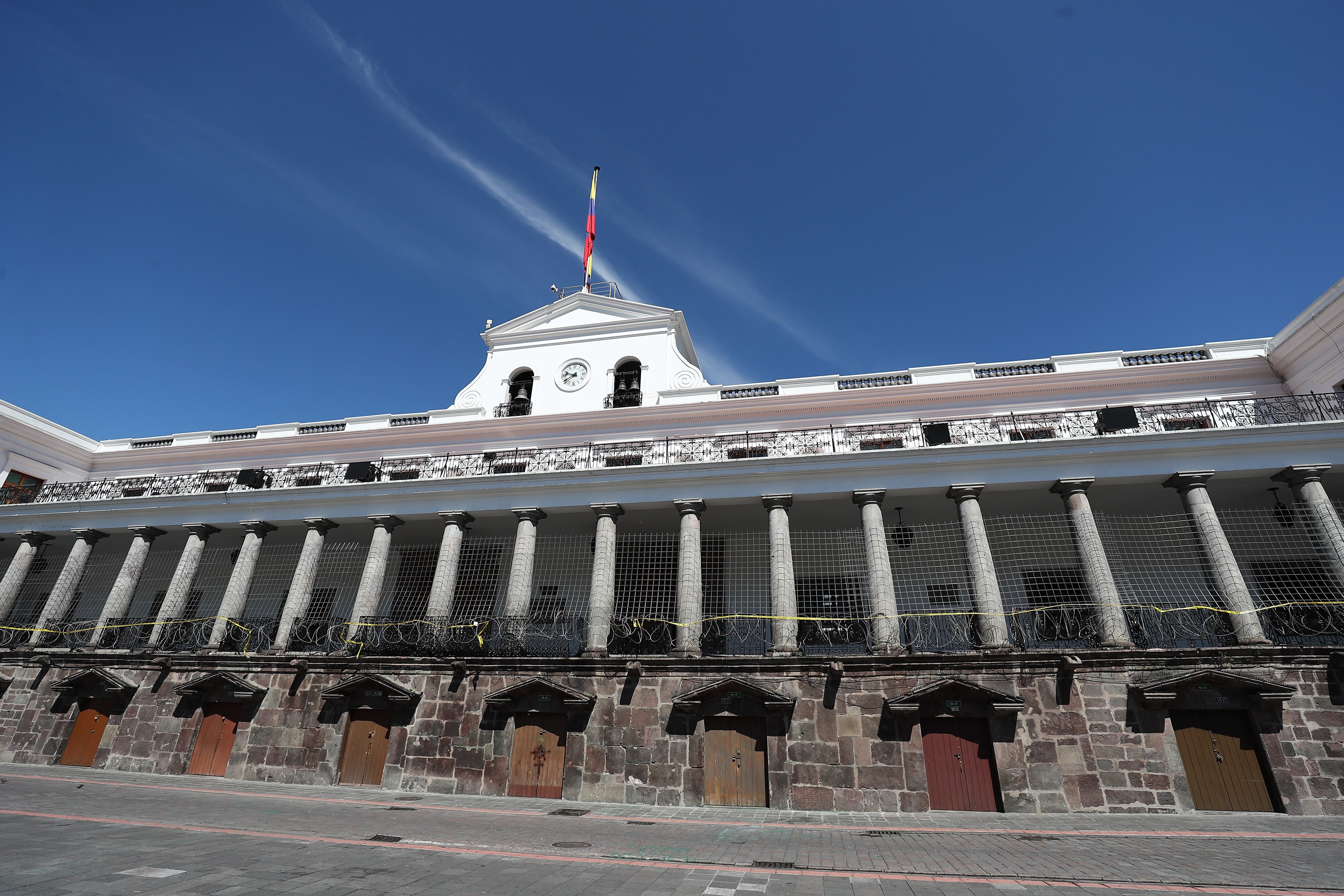 Vista del Palacio de Carondelet, en Quito (Ecuador). Foto de archivo. EFE/ José Jácome