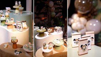 Con una temática de safari, Leandro Paredes y Camila Galante celebraron el primer año de su hijo Lautaro