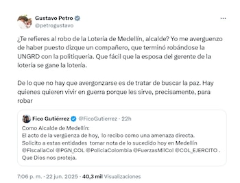 El presidente Petro habló de