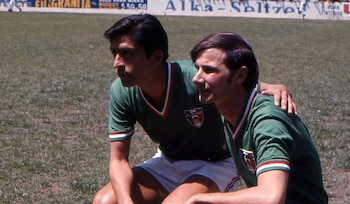 Alberto Onofre junto a Enrique