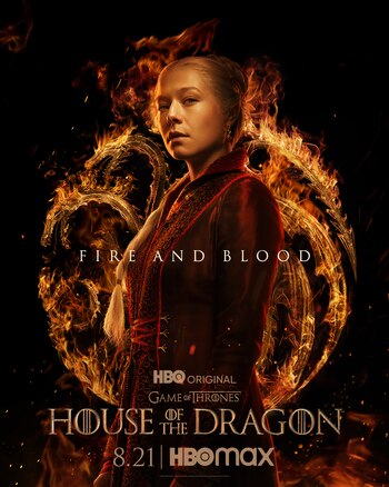 Póster de personaje de "House of the Dragon"