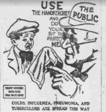 "¡Use el pañuelo y cumpla