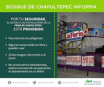 (Foto: Twitter @ChapultepecCDMX)