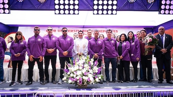 Así fue el homenaje de Universitario de Deportes al Señor de los Milagros: alfombra, arreglos florales y un pedido especial