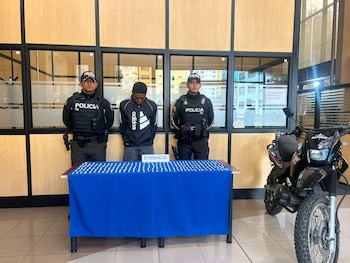 Uno de los aprehendidos durante el operativo Apolo 38.
