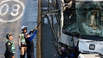 Accidente en el Metropolitano: conductor