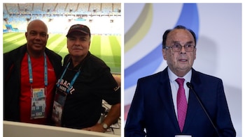 Iván Mejía y Hernán Pelaéz