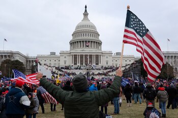 Un seguidor de Donald Trump