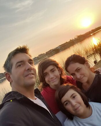 Franco Mercuriali, junto a su