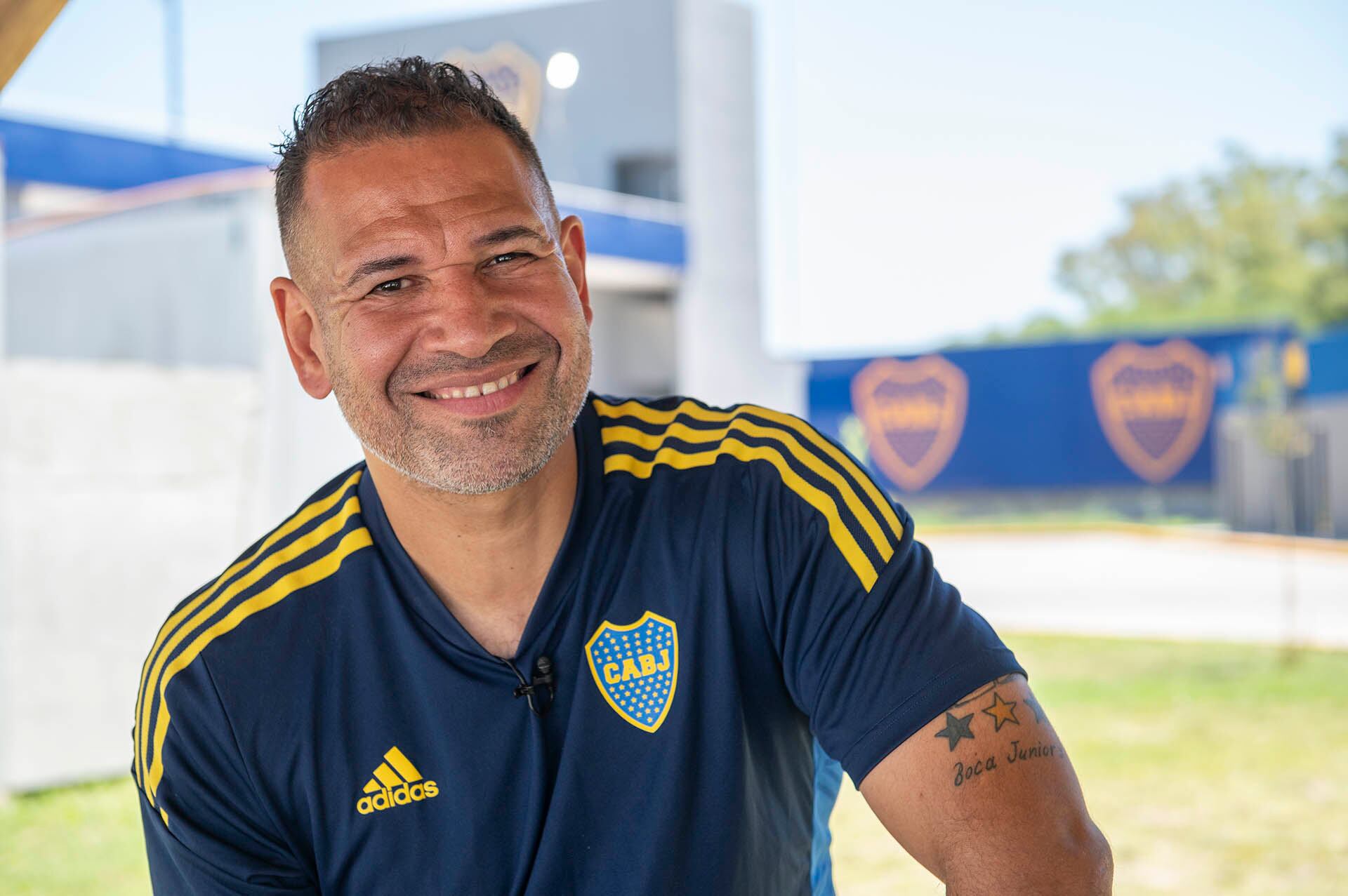 Chipi Barijho, entrenador de la Séptima División de Boca Juniors