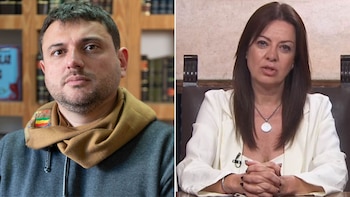 Juan Grabois y Sandra Pettovello