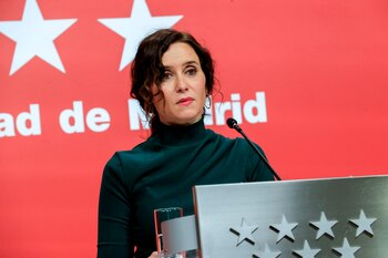 La presidenta de la Comunidad