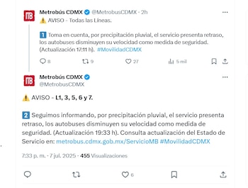 (X/ @MetrobusCDMX)