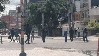 Encapuchados usaron material de metralla en disturbios en la Universidad Pedagógica, calle 72: “Tienen una lógica organizada”