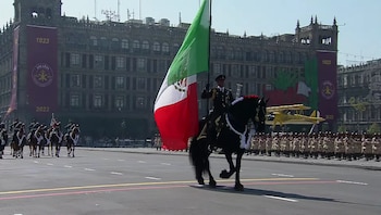 Un efectivo montado a caballo