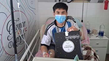 Ezequiel Espinoza pasó las fiestas