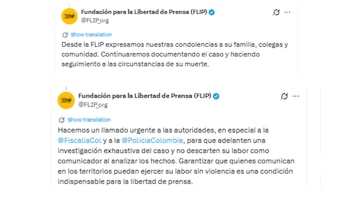 Este es el llamado de la Flip a la protección de los comunicadores sociales - crédito
