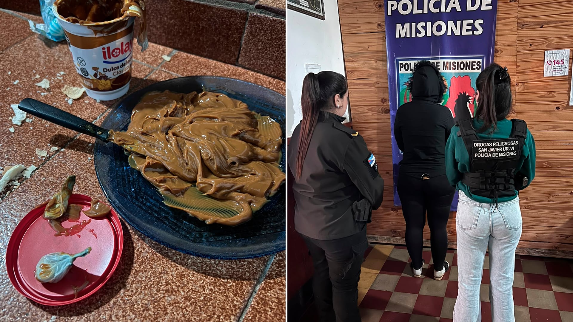 La mujer quedó notificada por infracción a la ley de estupefacientes