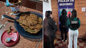 “Les traje el postre a mis hermanos”: intentó ingresar cocaína oculta en un pote de dulce de leche y terminó detenida
