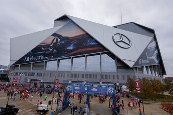 El estadio Mercedes-Benz en Atlanta