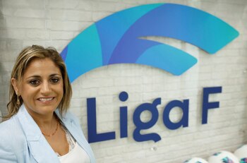 La presidenta de la Liga