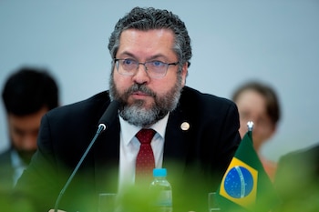 En la imagen, el canciller