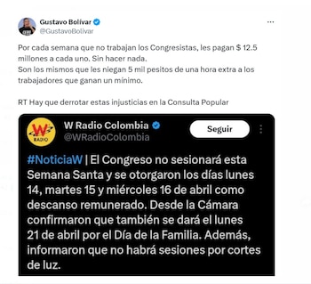 Mientras se conceden días de