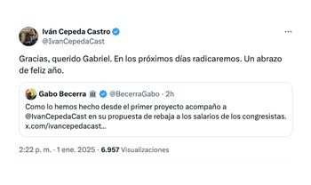 Iván Cepeda sobre la radicación del proyecto de ley para rebajar el sueldo de los congresistas