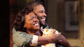 Viola Davis junto a Denzel