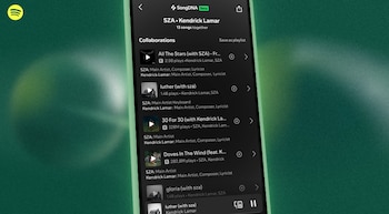 Spotify prueba su nueva función SongDNA.
