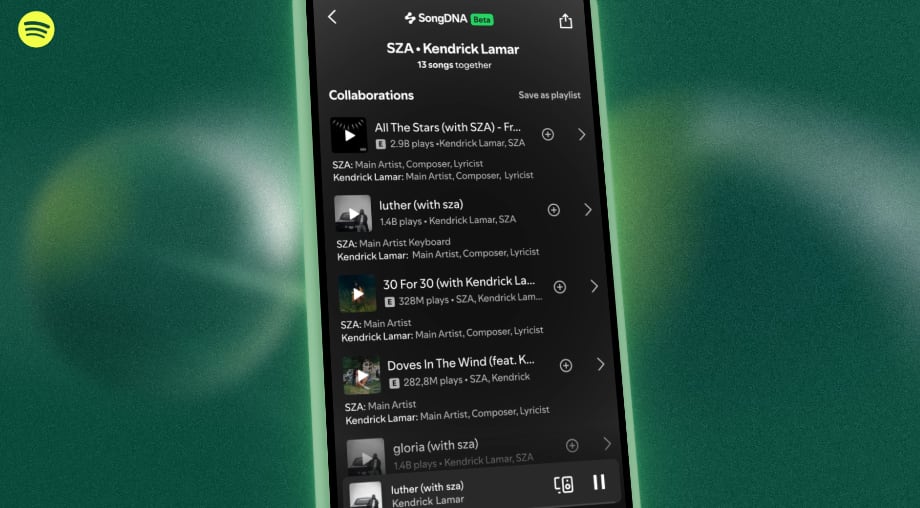 SongDNA de Spotify te permitirá saber el origen de la canción que escuchar.