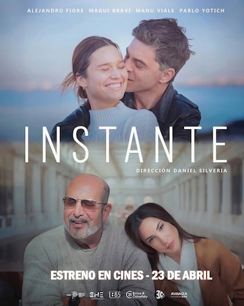 'Instante', dirigida por Daniel Silveira, Pablo Bustos y Álvaro Galarza Lima, se filmó en La Plata y Madrid, reflejando una visión contemporánea sobre los vínculos humanos