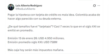 El economista Luis Alberto Rodríguez