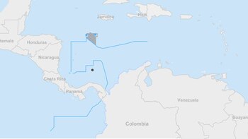 Las coordenadas del supuesto campamento