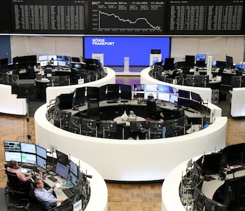 El gráfico del índice bursátil