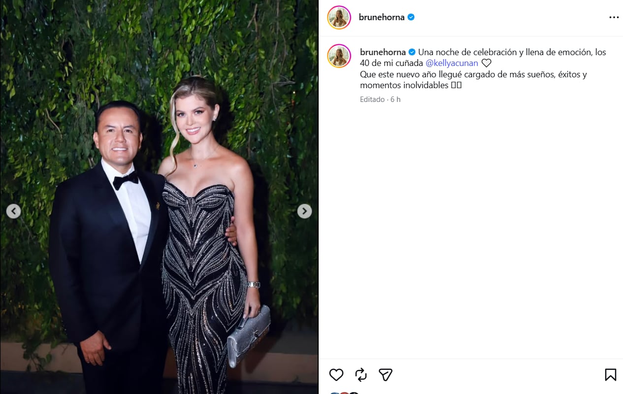 Brunella Horna compartió en Instagram un saludo por el cumpleaños de Kelly Acuña y mantiene cerrados los comentarios de sus publicaciones desde marzo.